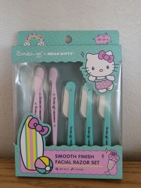The Creme Shop X Hello Kitty Smooth Finish Facial Razor Set